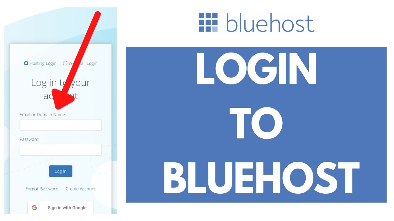 bluehost login